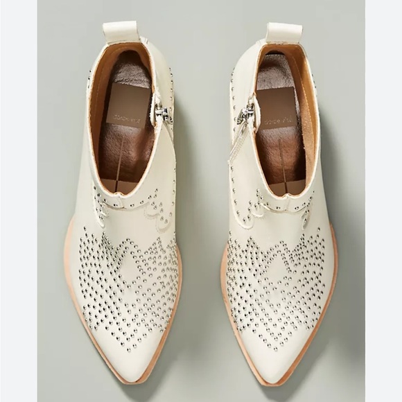 Dolce Vita Uma Studded Ankle Leather Booties - Picture 1 of 9